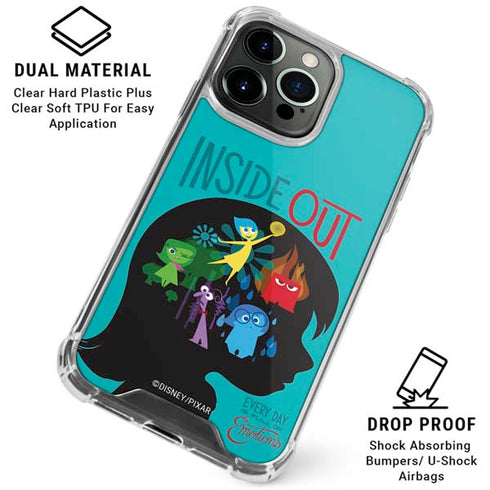 Disney Inside Out Riley’s Emotions iPhone 15 Pro Clear Case